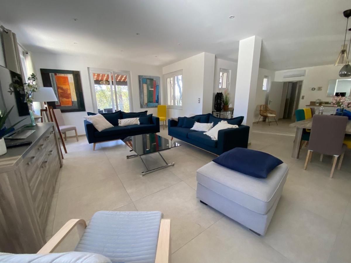 La Bastide Blanche Magnifique Villa 5 Etoiles 5 Chambres Et Piscine Privee Sur 6500 M Var Lorgues Ngoại thất bức ảnh